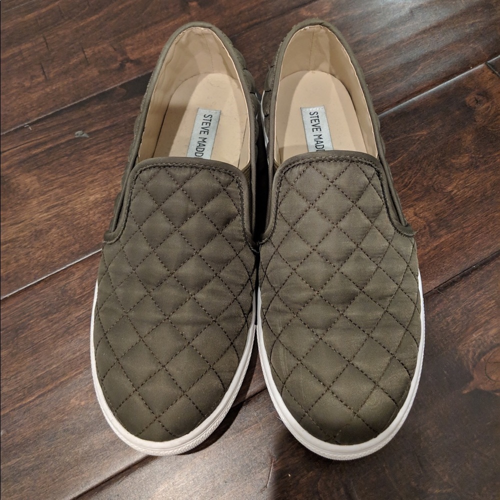Steve Madden Quilted Slip On Shoes